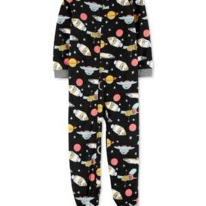 Carter's Space-Themed Pajama Set - Black and Gray